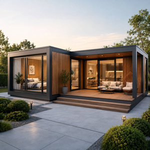 Casa Contenedor Expandible de Dos Pisos de Lujo de 40 Pies, la Más Vendida, con Escalera y <span class=keywords><strong>Terraza</strong></span> - Product Image 1