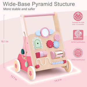 Light Weight Baby 5 Months <strong>Walker</strong> on Wheels the Newest Baby Push <strong>Walker</strong> 3 in 1 <strong>Pink</strong> Stroller for Baby Girl - Product Image 2