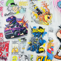 Promotion de vente Autocollants thermocollants en vinyle PET Plastisol Accessoires de vêtement Transferts pour t-shirts Impression par transfert thermique Autocollants