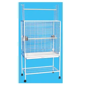 Cheap Comfortable Luxury White Seed Catcher Wood Big Large Parrot Cage Metal Flight Extra Large Bird Cage