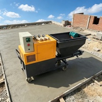 Machines à projeter du mortier professionnelles 220V avec entretien facile pour les travaux de plâtrage mural commercial