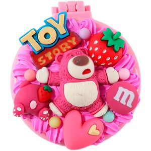 Toy Story Creamy Gel Mirror Comb Round Foldable Nylon Hairbrush For Detangling Hair With Mirror And <b>Cushion</b> <b>Pad</b> - Product Image 5