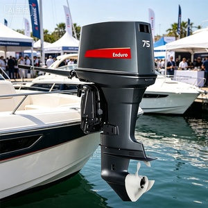 Nouveau moteur marin à essence 75 CV, 2 temps, 3 cylindres, pour bateau de pêche en eau salée, vente directe d'usine - Product Image 1