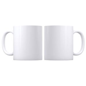 Tasses en céramique avec poignée pour sublimation par transfert thermique, personnalisables avec impression photo, cadeaux publicitaires, vente en gros DIY - Product Image 1