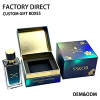 Boîte cadeau de luxe personnalisée en carton rigide pour parfum, avec couvercle supérieur et inférieur, et insert en mousse EVA sur mesure – Solution d'emballage complète