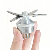 Couteaux en acier inoxydable à 6 lames SKD Silver Crest pour pièces de rechange de mixeur, alimentation électrique pour usage domestique
