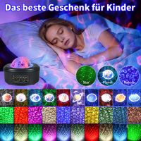 Projecteur d'étoiles intelligent, 10 planètes, lampe de nuit LED et laser, effet d'ondes d'eau, avec charge USB, télécommande, pour chambre d'enfant | YSH