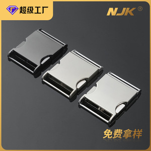 Hebilla de Liberación Lateral de Aleación Negra y Plateada para Bolsos, Herraje Duradero de Aleación de Zinc - Product Image 5