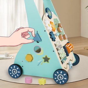 Derniers modèles de jouets en bois pour le développement des enfants, trotteurs multifonctionnels pour apprendre à marcher, pour bébés, garçons et filles - Product Image 3