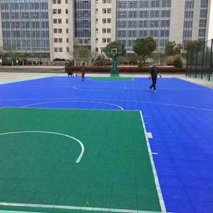 Baldosas para suelo deportivo de PP entrelazadas Baldosas para canchas de baloncesto al aire libre - Product Image 6