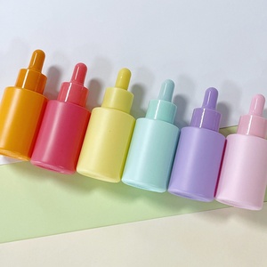 Fashion Customized Printed Empty Colorful Essential Oil Glass Dropper Bottle Serum Oil Bottle 30ml 50ml with Dropper and <b>Box</b> - Product Image 2