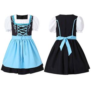 Disfraz de Oktoberfest para Niñas, Falda Tradicional Alemana de Fraulein Dirndl, Disfraz de Camarera de Cerveza Bávara, Carnaval, Niños, TV, Película - Product Image 6