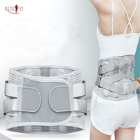 Ceinture de soutien lombaire ergonomique inclinable magnétique pour la santé de la taille avec plaque en aluminium néoprène respirant