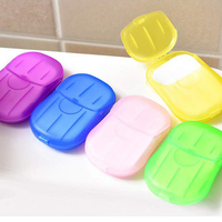 Savon en Papier Dissolvant Portable Mini Format pour Lavage des Mains Écologique – Fournitures de Voyage Jetables