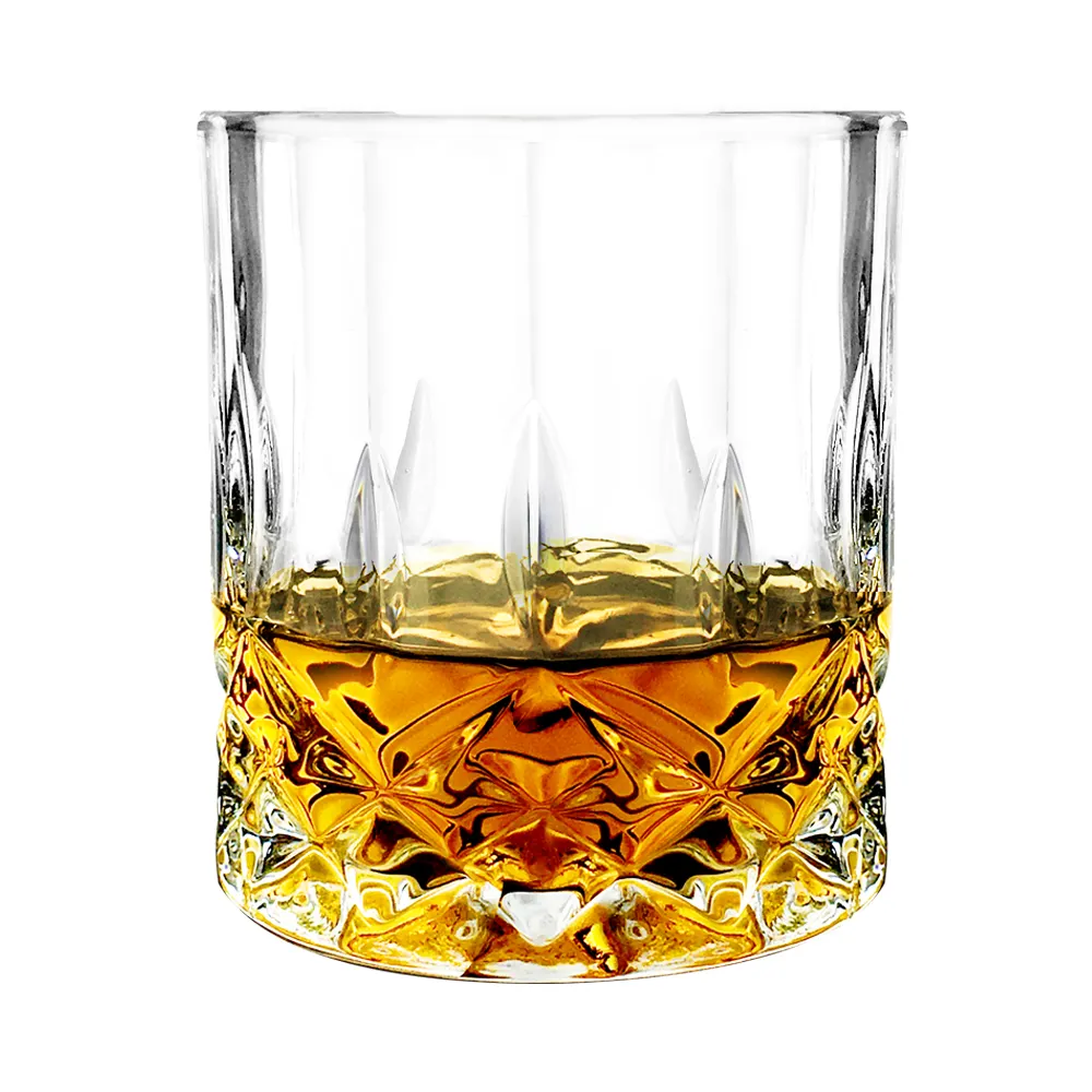 Manufacturing hot sell drinkware lead free custom crystal whiskey glass cup wine glasses set