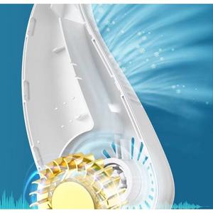 พัดลมคล้องคอแบบพกพาพร้อมแบตเตอรี่ประจุลบ 4000mAh เครื่องฟอกอากาศแบบสวมใส่ได้สำหรับใช้งานกลางแจ้ง - Product Image 4