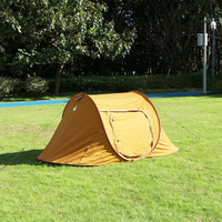 Tente de camping tunnel de plage entièrement automatique coupe-vent, ouverture en 1 seconde, pour pique-nique et sorties printanières au Moyen-Orient