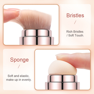 Mode privé Conception de brevet de qualité supérieure 4 en 1 Éponge de maquillage <span class=keywords><strong>rétractable</strong></span> multifonctionnelle Blush Smudge <span class=keywords><strong>Pinceau</strong></span> de maquillage pour les <span class=keywords><strong>lèvres</strong></span> - Product Image 4