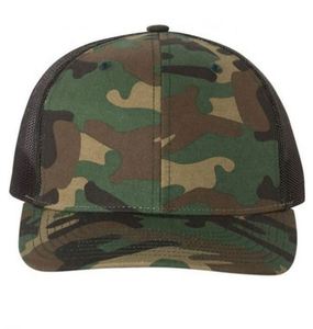 À la mode 6 panneaux Camouflage camionneur chapeau noir Camo imprimé Denim toile casquette Logo personnalisé pour le cyclisme en plein air plage décontracté - Product Image 5