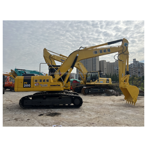 Excavadora de cadenas Komatsu PC200-7 usada, 100% original de Japón, 20 toneladas, de segunda mano, con motor, caja de cambios y bomba de engranajes en venta - Product Image 2