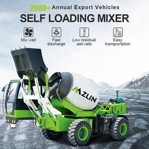 Bétonnière sur remorque, machine à béton sur remorque de tracteur, bétonnière autochargeante, bétonnière sur camion - Product Image 4