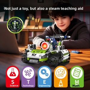 Juego de 48 Bloques de Construcción de <span class=keywords><strong>Robots</strong></span> de Plástico ABS con Control Remoto para Programación y Educación Científica - Juguete Educativo Unisex - Product Image 5