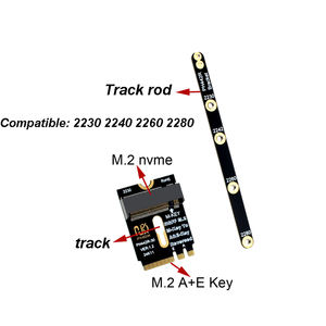 M.2 Key E/A/E-Adapter NVMe SSD Kompakt PCIE GEN3 X4 Riser-Karte Kompatibel 2230 2242 2260 2280 Laptop-PCs Computer zubehör - Product Image 4
