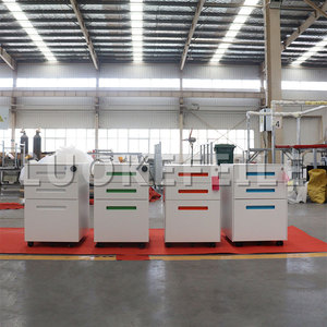 Hiện đại <span class=keywords><strong>2</strong></span> 3 ngăn kéo dưới bàn khóa bệ lưu trữ nhỏ đồ nội thất văn phòng nhà thép kim loại dọc Tủ hồ sơ di động - Product Image 2