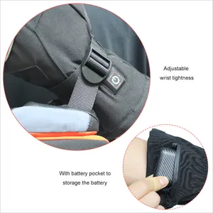 Guanti da sci sottili riscaldati da donna progettati dal produttore guanti da guida impermeabili con batteria isolata salvatore