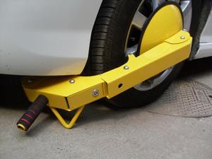 Bloc-<span class=keywords><strong>roue</strong></span> de sécurité <span class=keywords><strong>antivol</strong></span> réglable pour stationnement, avec pince de levage et griffe de blocage de pneu - Product Image 5