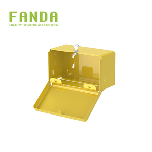 Distributeur de serviettes en papier manuel en métal jaune Fanda Design moderne Qualité de Taiwan pour les toilettes de café et de restaurant - Product Image 5