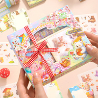 Ruban adhésif décoratif floral coloré Simno Bear pour artistes, idéal pour les projets de journalisation, de scrapbooking et de bricolage, 10 rouleaux