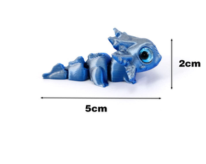 <span class=keywords><strong>Figurine</strong></span> d'Axolotl Articulé Imprimé en 3D, Jouet Anti-Stress <span class=keywords><strong>Dragon</strong></span>, Miniature Animale Colorée en PLA, Cadeau Ornemental Articulé - Product Image 2