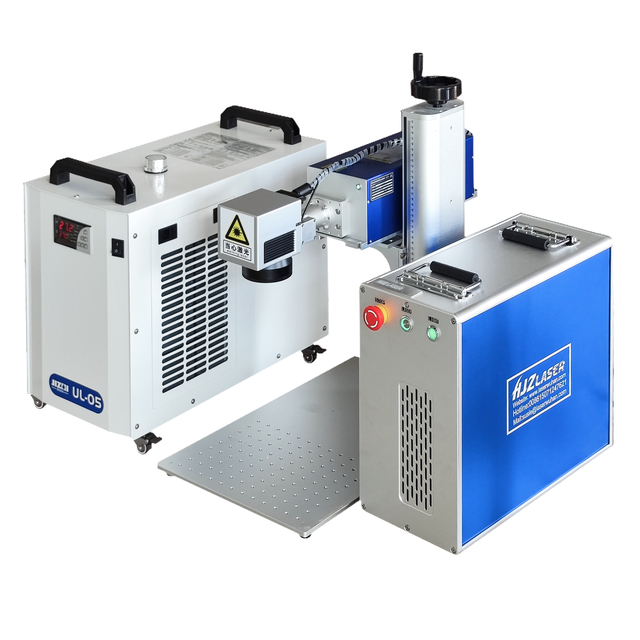 Mini Portable JPT UV Laser Marking Machine 3W 5W 10W UV Laser Marker Engraver Printer for Plastic Glass Metal