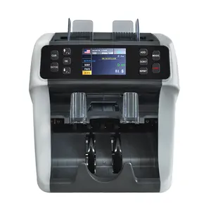 Feelteck vacuum euro glory banknote counter Money sorter two pocket 800 1200pcs min more than 30 countries