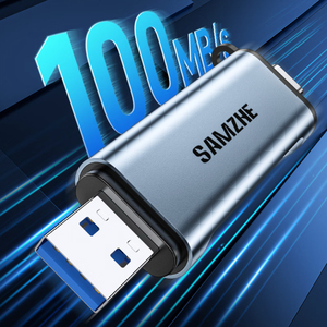 قارئ بطاقات متعدد المنافذ من سامزه، مصنوع من سبائك الألومنيوم، مستقر ويدعم USB 3.0 وType-C، قارئ بطاقات TF وSD للهواتف المحمولة وأجهزة الكمبيوتر - Product Image 4