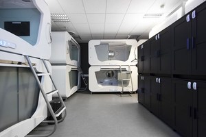 Capsula per Dormire KSL in ABS con Aria Condizionata, Striscia LED e Isolamento Acustico, <span class=keywords><strong>Letto</strong></span> a Castello Intelligente per Aeroporti - Product Image 2