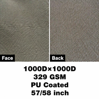 Tissu Oxford 1000D en PU, imperméable et coupe-vent, 100 % polyester, poids moyen, pour tentes et bagages