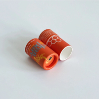 Vente en gros Tube de papier cylindrique blanc Emballage en carton pour cosmétiques pour baume à lèvres Déodorant Push Up Conteneur de cylindre en papier
