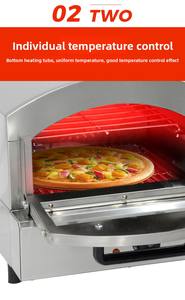 Nuovo Forno per Pizza a Gas Portatile Multifunzione da Esterno per Uso Domestico Automatico per Pizzerie Ristoranti e Hotel - Product Image 4