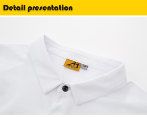 เสื้อโปโลแขนยาวผู้ชาย A-1 ผ้าโพลีเอสเตอร์ 100% น้ำหนัก 180 กรัม ถักทอแบบแห้งเร็ว ระบายอากาศได้ดี เหมาะสำหรับใส่เล่นกอล์ฟและสวมใส่ลำลอง - Product Image 5