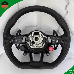 พวงมาลัยคาร์บอนไฟเบอร์แบบกำหนดเองสำหรับ <span class=keywords><strong>Audi</strong></span> R8 A5 <span class=keywords><strong>RS</strong></span> Q5 TT R8 A4 <span class=keywords><strong>Q6</strong></span> B8 B9 S4 RS6 A6 C7 A4L A5L Q7 อุปกรณ์ตกแต่งรถยนต์ - Product Image 2