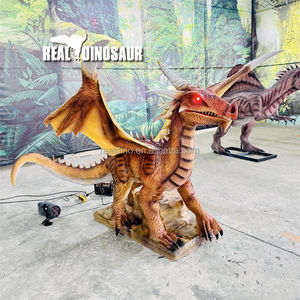 Modèle de dragon chinois animatronique en fibre de verre et en métal pour parcs à thème, contes de fées pour parcs d'aventure et centres commerciaux - Product Image 1