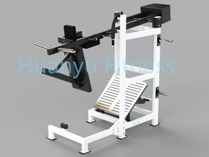 Máquina de Sentadillas <span class=keywords><strong>con</strong></span> Péndulo Comercial Recargada <span class=keywords><strong>con</strong></span> Función de <span class=keywords><strong>Prensa</strong></span> de Piernas y Musculación para Uso en el Hogar y Gimnasio - Product Image 6