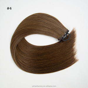 ผมต่อแบบผีเสื้อ Xo จากโรงงานโดยตรง ผมแท้ Remy แบบ Double Drawn  ชนิด Skin Weft ผมตรงสลวยเป็นลอนแบบธรรมชาติ คุณภาพระดับซาลอน - Product Image 4