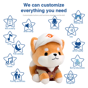 Peluche personnalisée unisexe Animal en peluche doux et mignon avec remplissage en coton PP logo brodé personnalisation ODM - Product Image 2