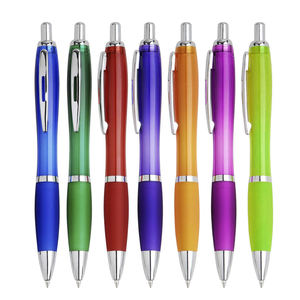 빠른 배송 맞춤형 판촉 플라스틱 볼펜 선물용 로고 광고 재활용 볼펜 - Product Image 1