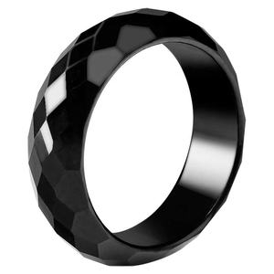 natural Jadeite Black Jadeite <b>jade</b> <b>ring</b> UNISEX black green Chinese style Fashion Simplicity classic original design Gift JZ02 - Product Image 5