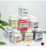 Bio 350g pour Hydro Jelly Peel Masque Visage Rose Thé Vert Infusé Collagène Ingrédients à Base de Plantes pour Nettoyage en Profondeur sur le Nez