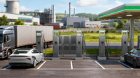 Gabinete de Carga Apilable Injet Hanyuan, Expandible de 480kW a 1920kW, Gabinete de Carga para Vehículos Eléctricos Apilable, Cargador Modular Escalable con IA
